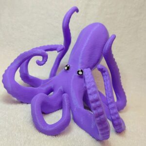 Octopus sclupture & mobile stand