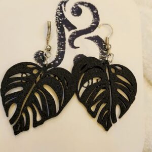 Monstera Leaf Earring